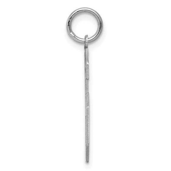 Sterling Silver, Jersey Collection, Large Number 6 Pendant - Picture 2 of 5